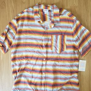 NWT LuLaRoe button-up shirt